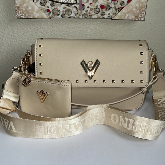 Valentino Orlandi Top Handle Crossbody Bag with Pouch - Picture 16 of 16